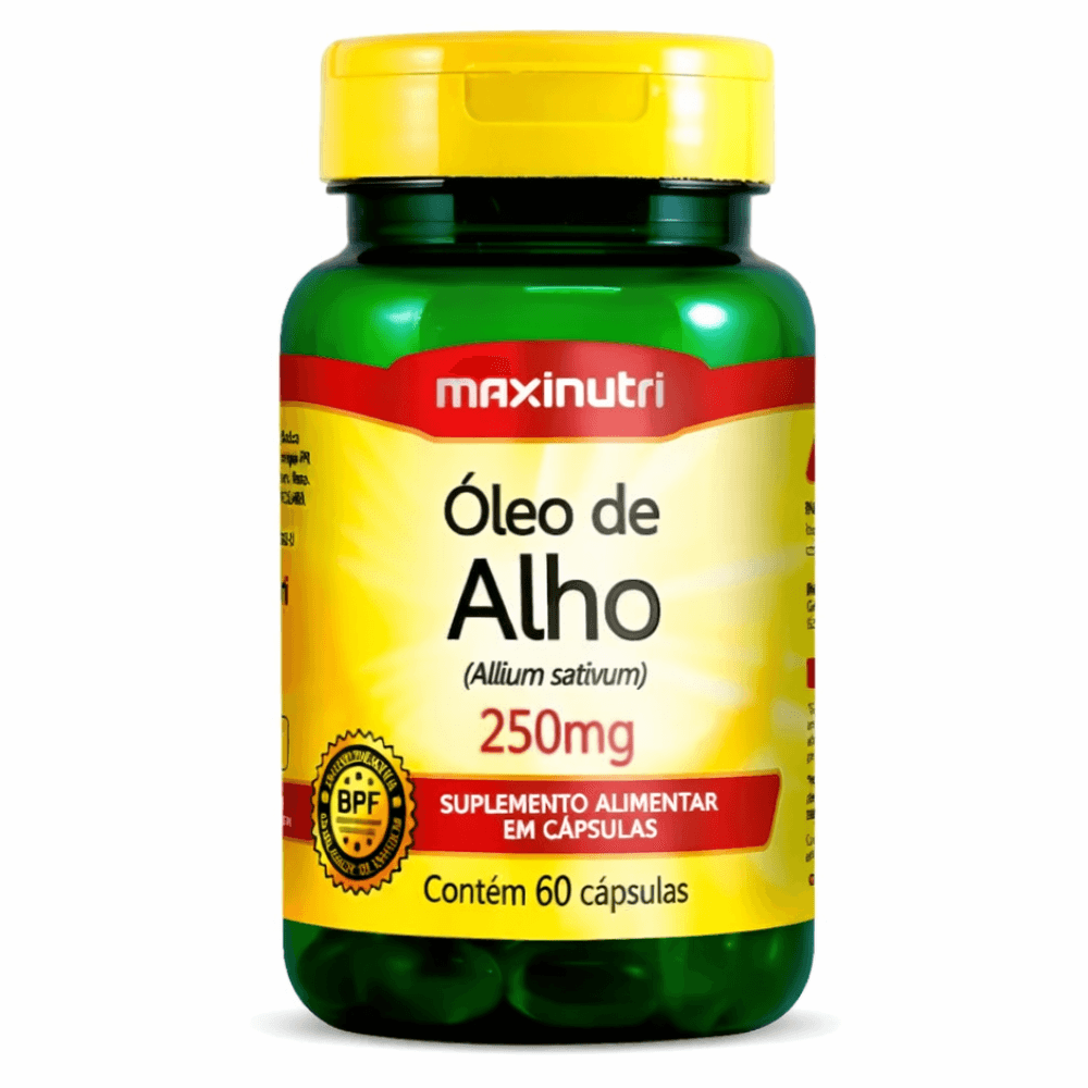 Maxinutri Óleo de Alho 250mg 60 Cápsulas – Suplementos