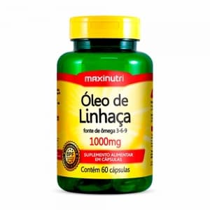 Maxinutri Óleo de Linhaça 1000mg 60 Cápsulas – Suplementos
