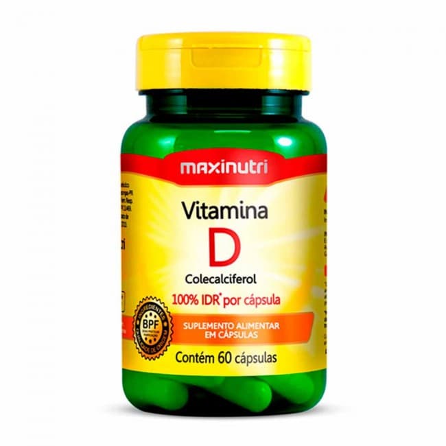 Maxinutri Vitamina D 60 Cápsulas – Suplementos