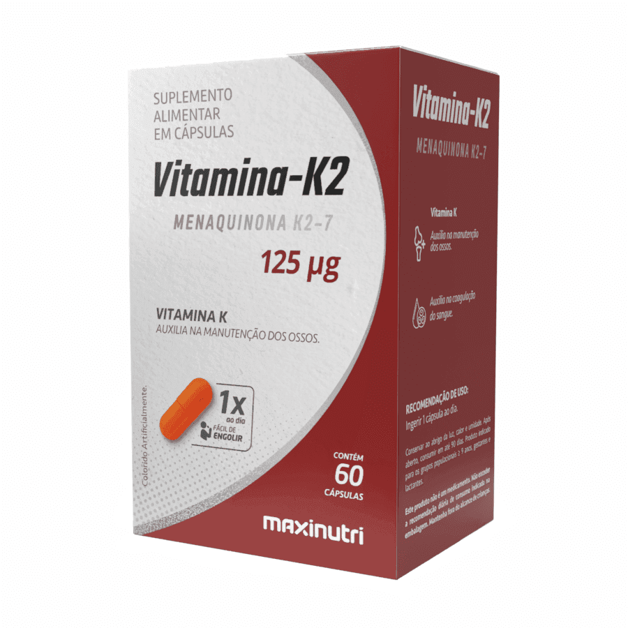 MaxiNutri Vitamina-K2 60 Cápsulas – Suplementos