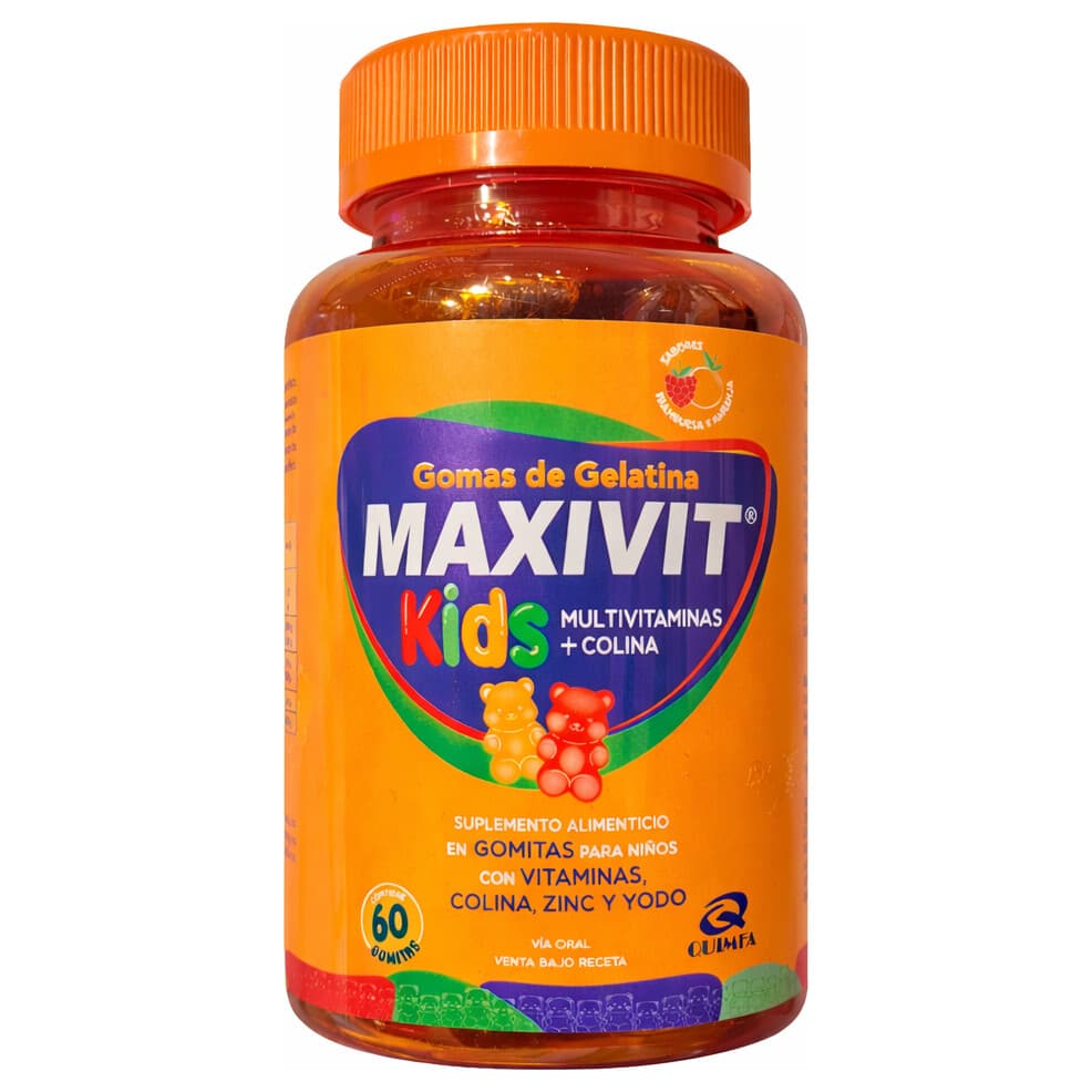 Maxivit Kids Multivitaminas+Colina 60 Gomitas – Suplementos