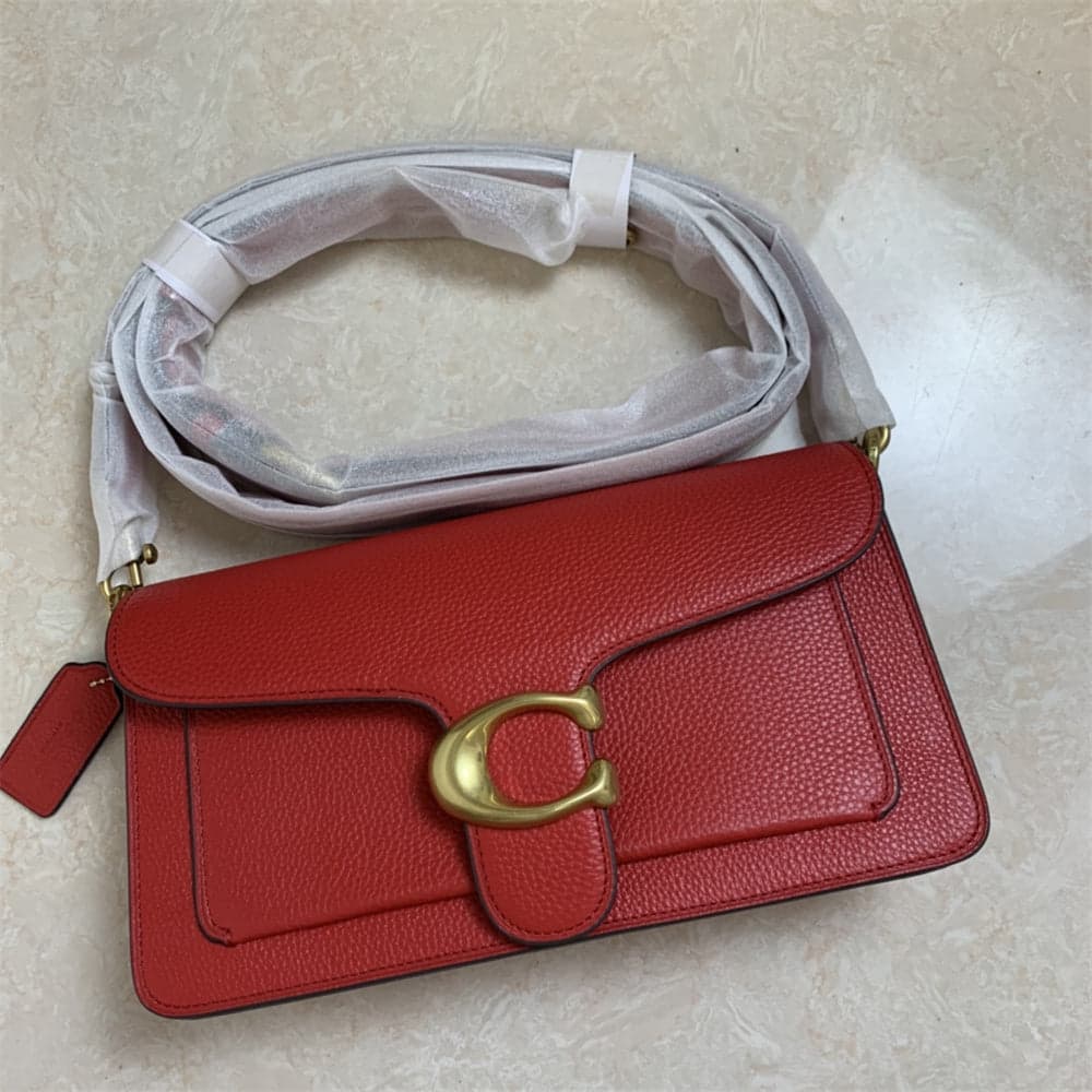 Bolsa Coach Tabby Shoulder Bag 26 Red – Moda