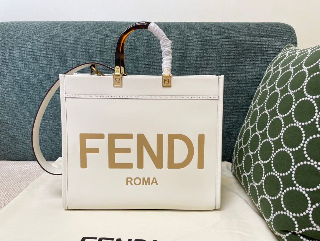 Bolsa Fendi Sunshine Cream Tote – Moda