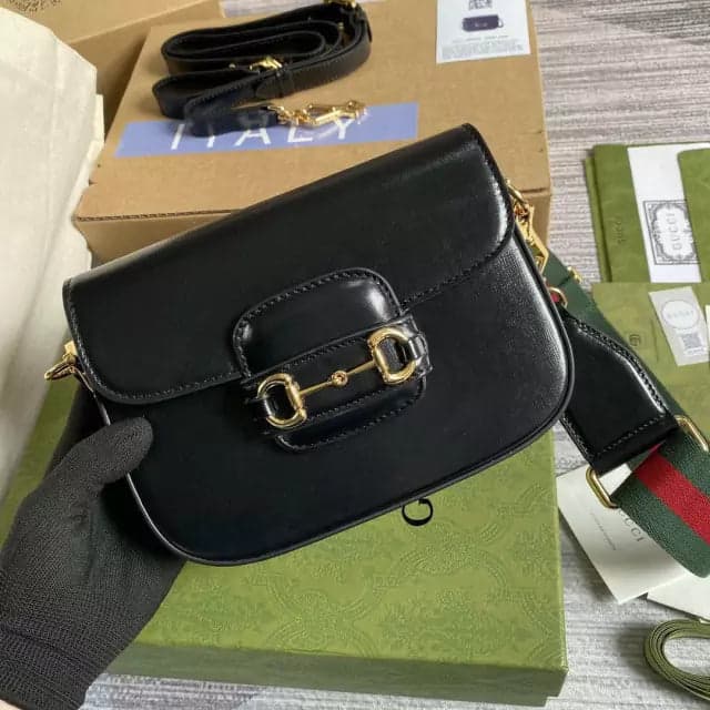 Bolsa GUCCI Horsebit Black – Moda
