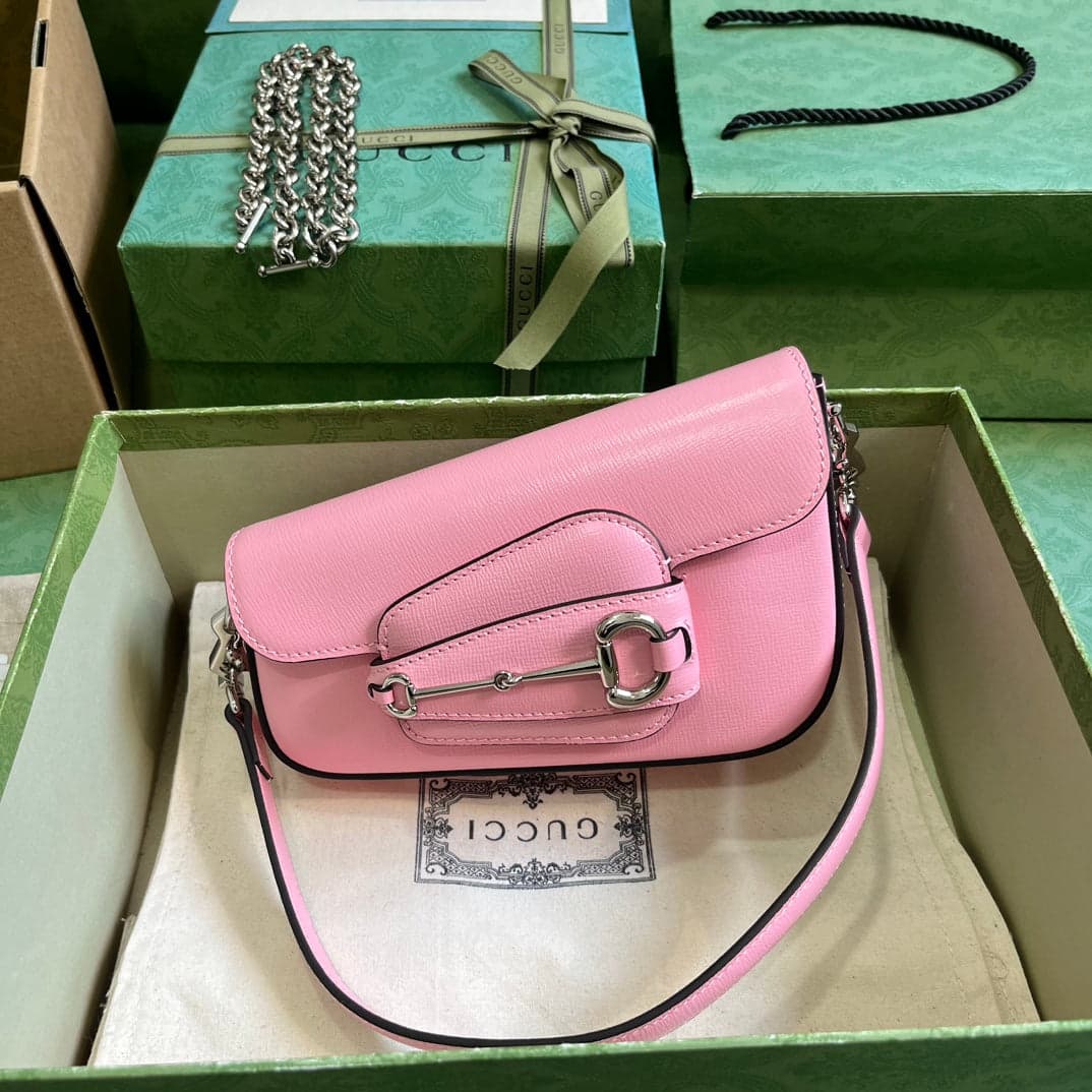 Bolsa GUCCI Horsebit Pink – Moda