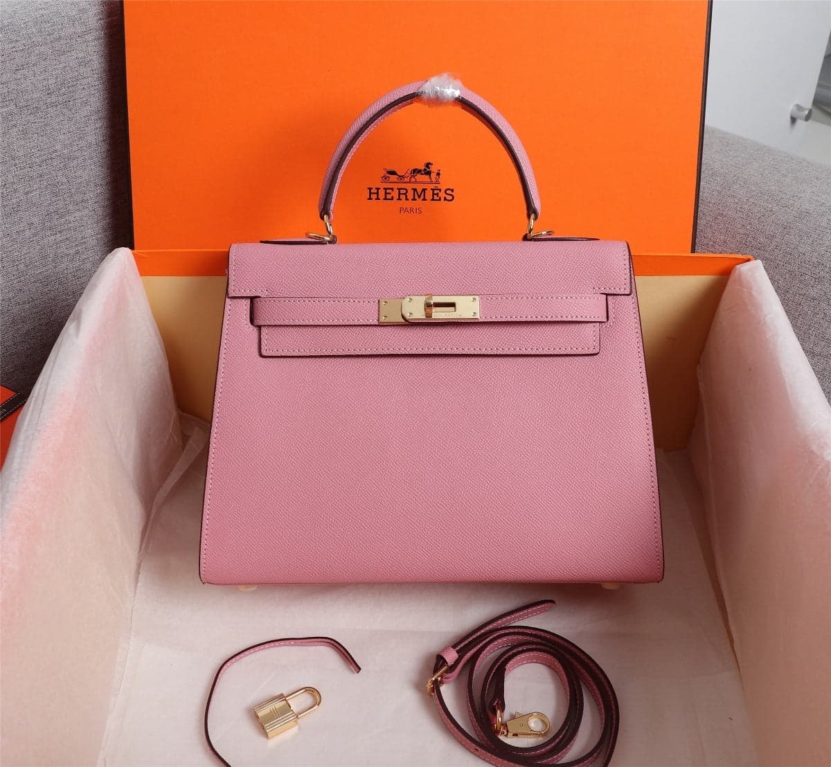 Bolsa Hermes Kelly pink – Moda
