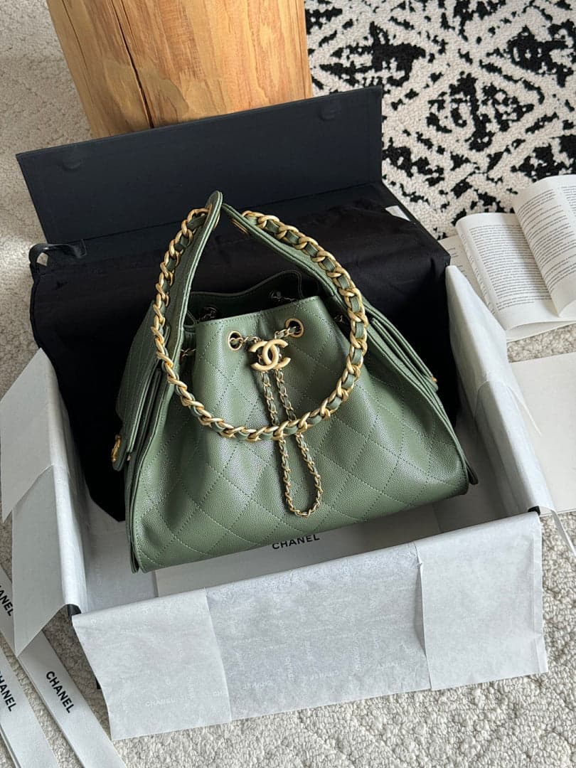 Bolsa Hobo Chanel 25 Green – Moda