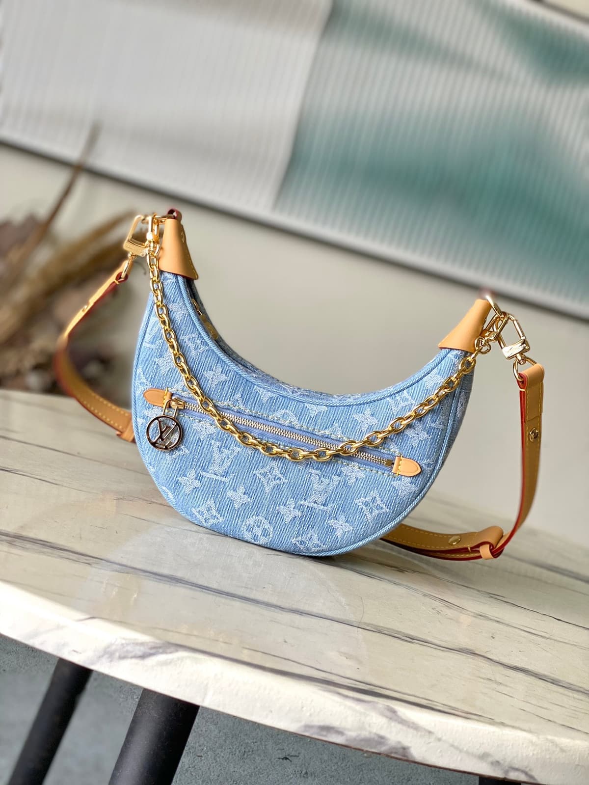 Bolsa Loop Sky Blue Denim – Moda