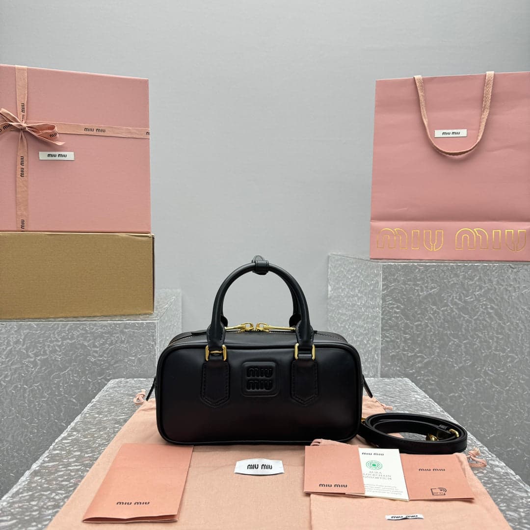 Bolsa Miu Miu Arcadie Leather Bag – Moda