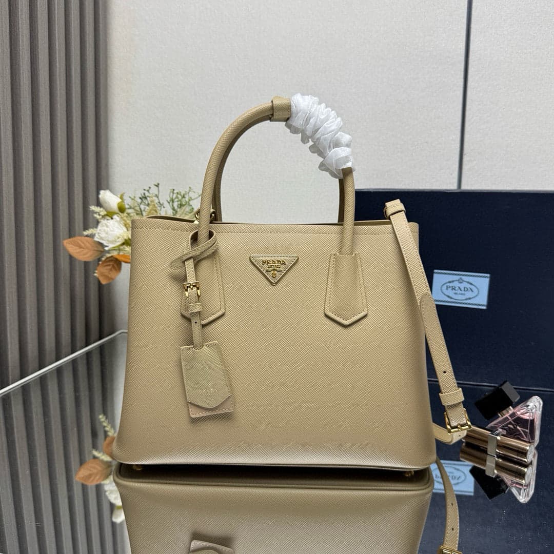 Bolsa Prada Saffiano Bege – Moda