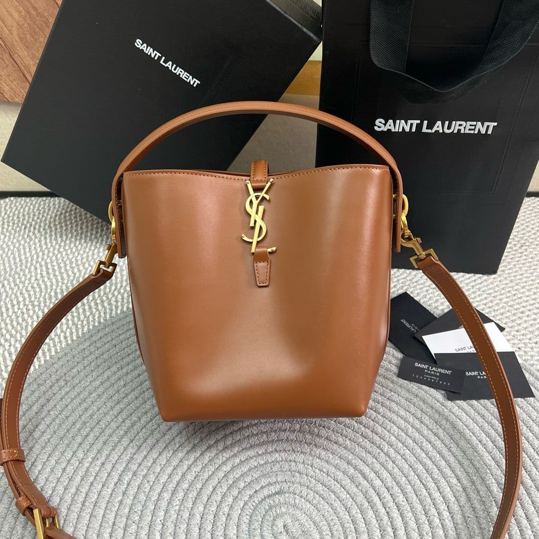 Bolsa Saint Laurent Large Le Brown – Moda