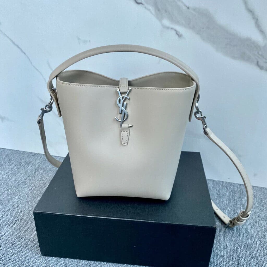 Bolsa Saint Laurent Large Le White – Moda