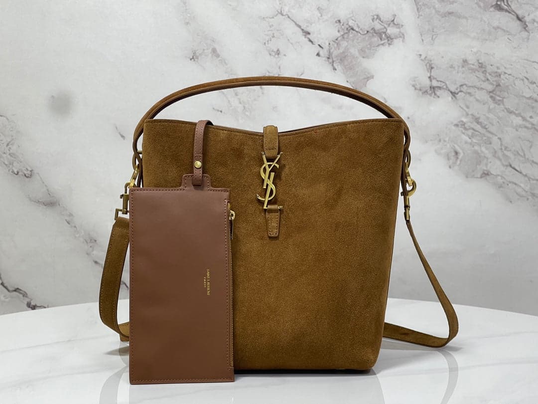 Bolsa Saint Laurent Le 37 Medium Suede – Moda