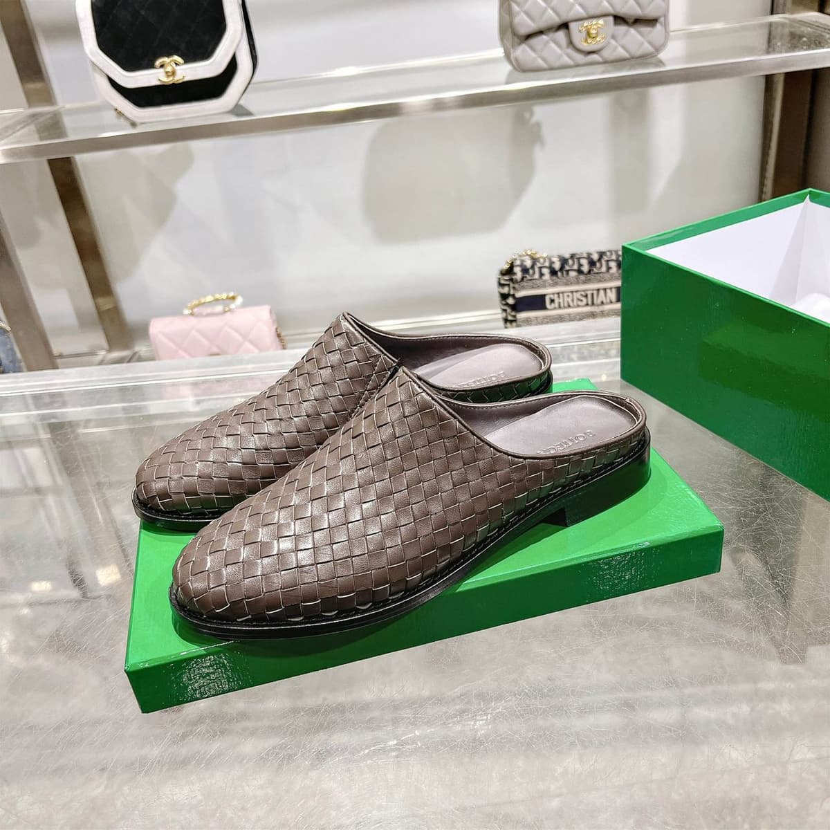 Bottega Veneta Sunday Slipper Brown – Moda