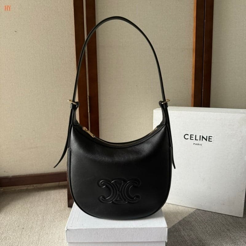 Celine Heloïse Cuir Triomphe Black – Moda