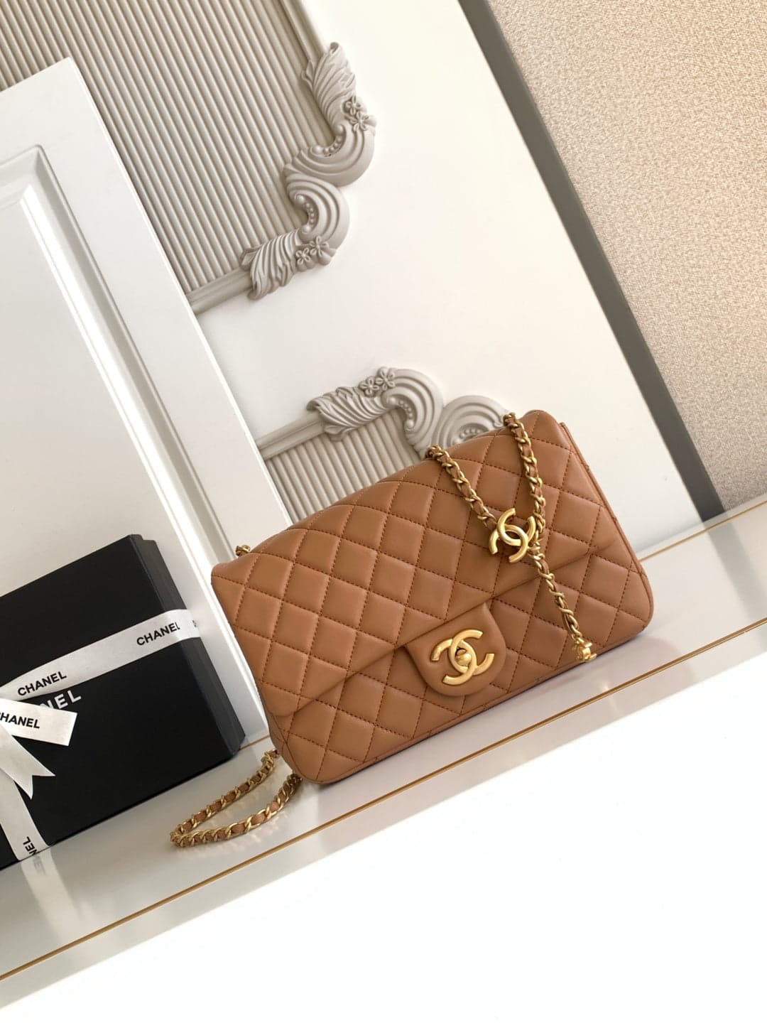 Chanel Classic Double Flap Brown. – Moda