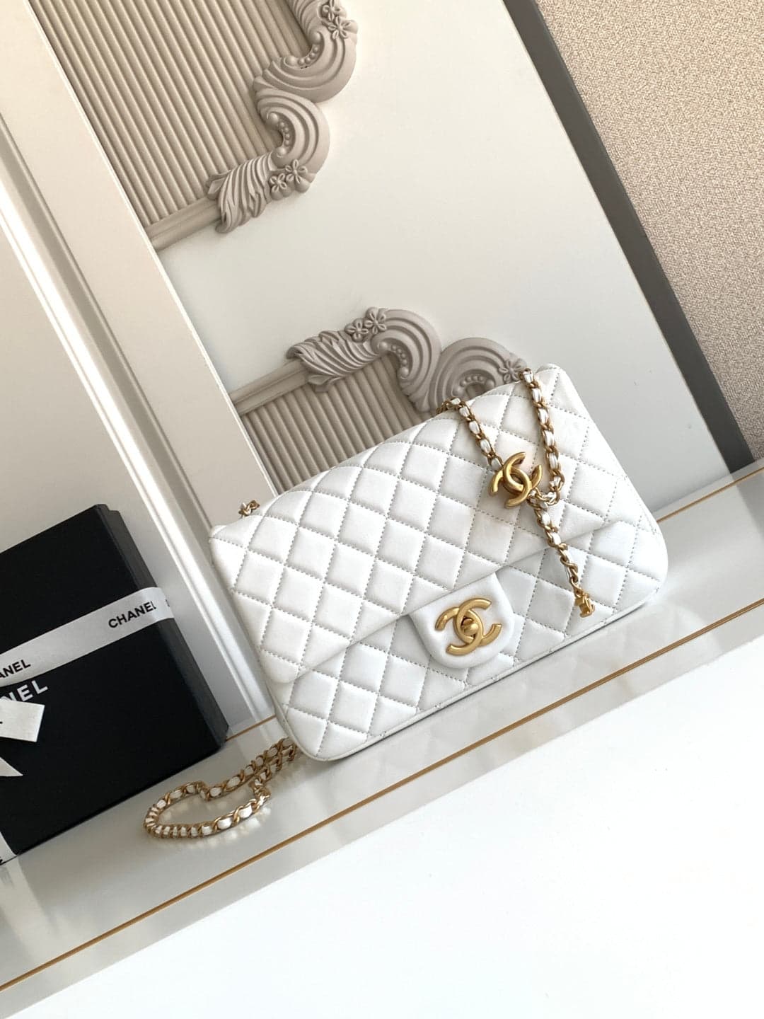 Chanel Classic Double Flap White – Moda