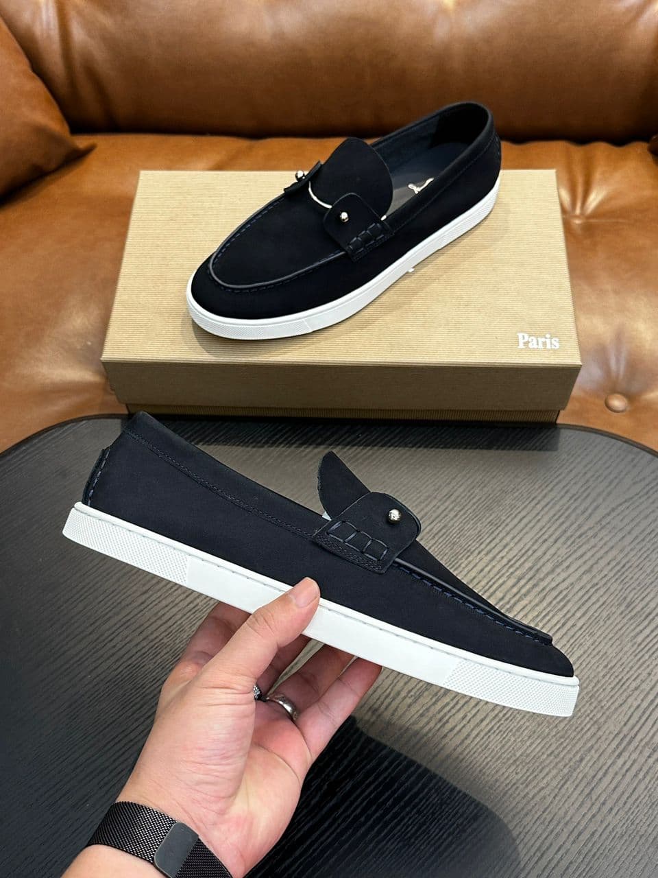 Christian Louboutin Chambeliboat Rockie Black. – Moda