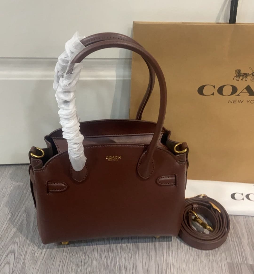 Coach Soft Empire Carryall 21 Maple – Moda