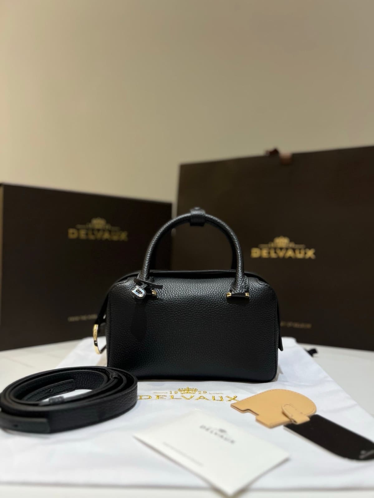 Delvaux Cool Box Mini Bohème Black – Moda