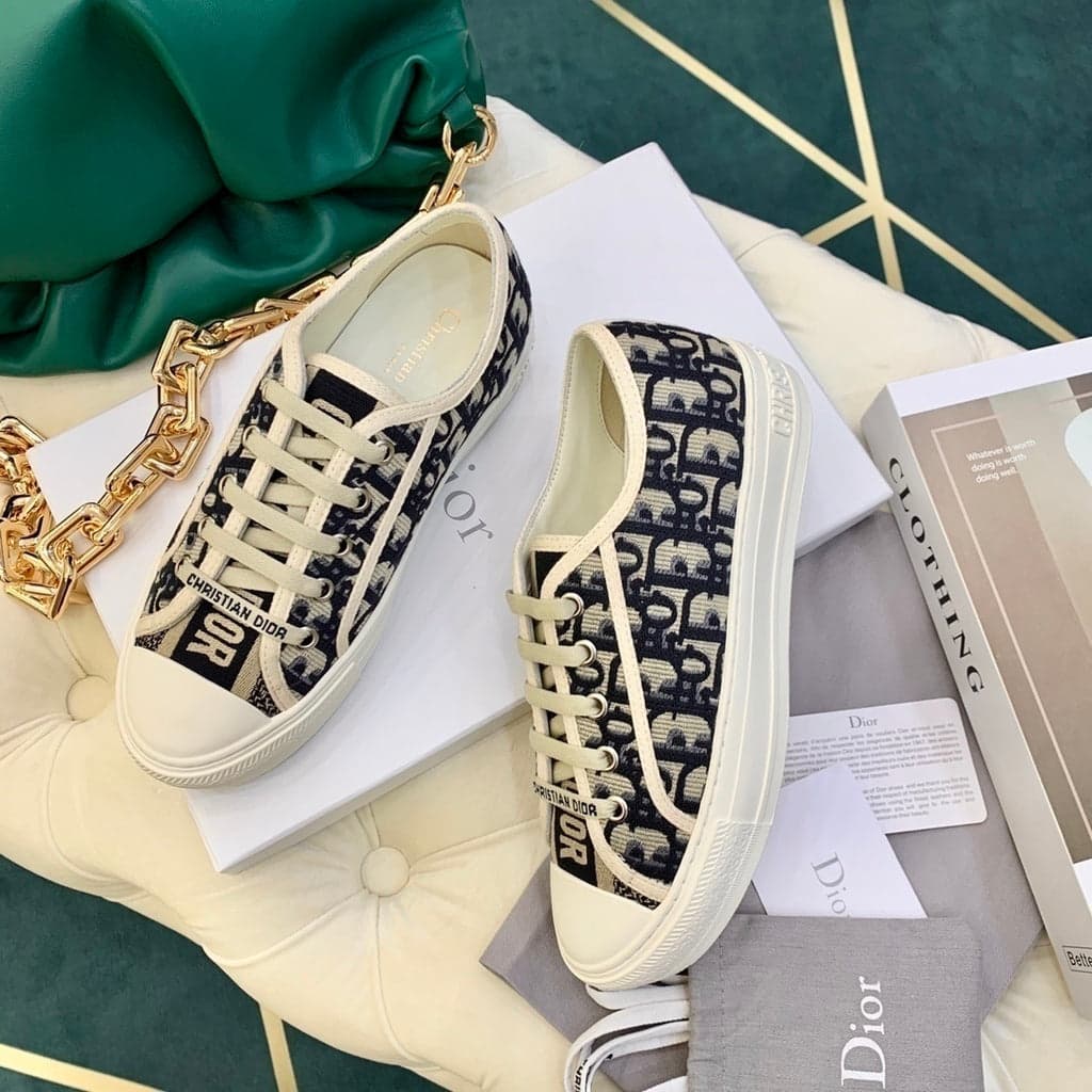 Dior Walk'N'Dior Oblique Navy Canvas – Moda