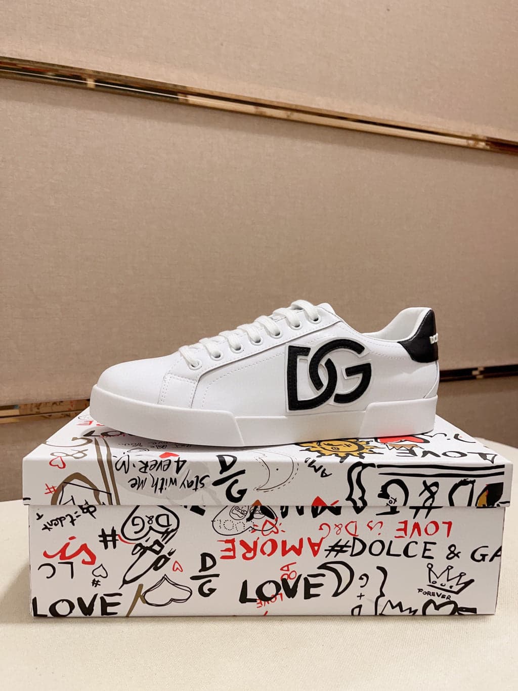 Dolce & Gabbana Portofino White Black – Moda