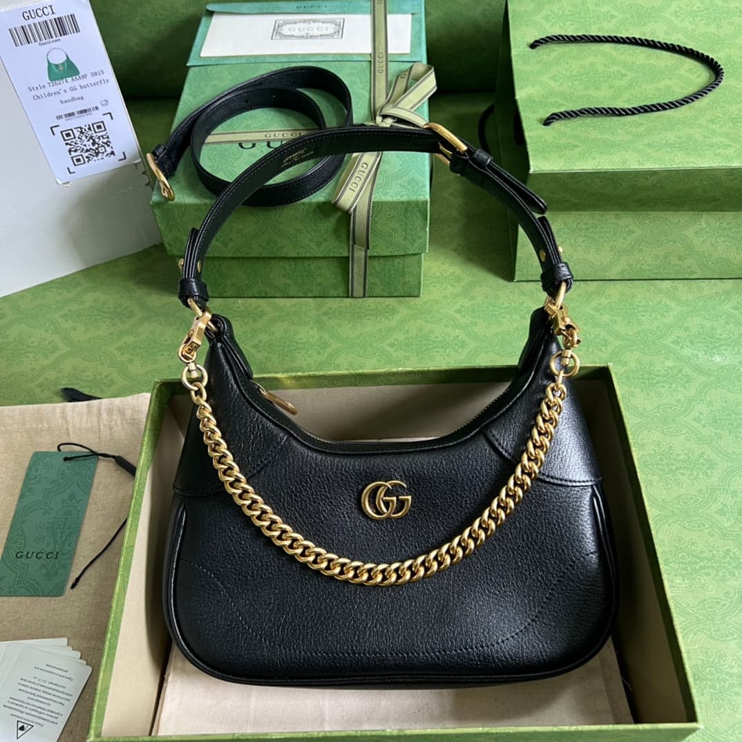 Gucci Aphrodite Shoulder Bag Small Black – Moda