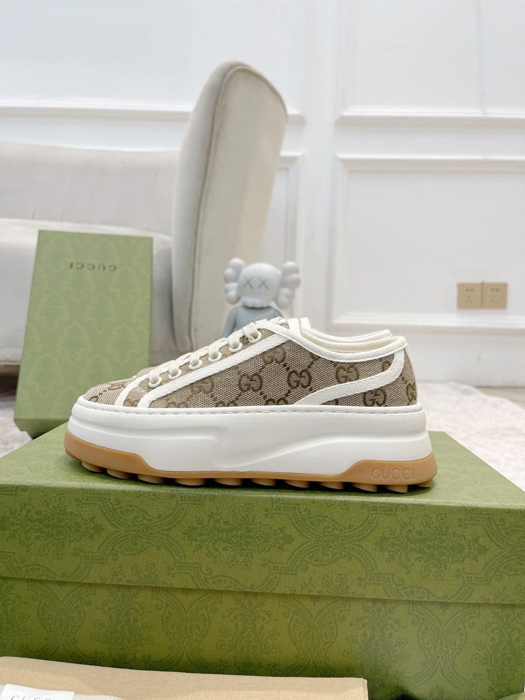 Gucci And Ebony GG Canvas Beige – Moda