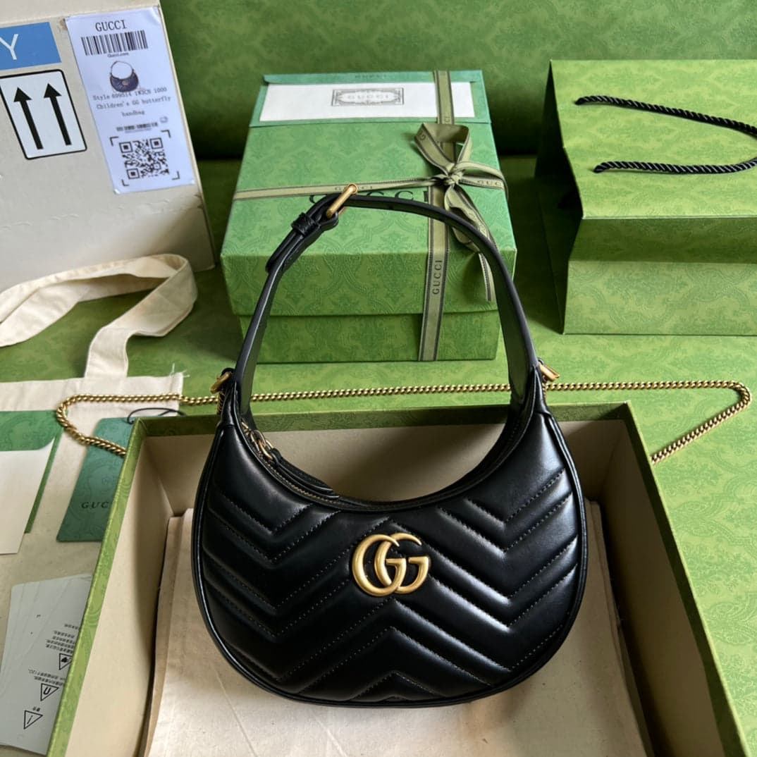 Gucci GG Marmont Matelasse Mini Bag Black – Moda