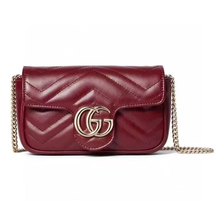 Gucci GG Marmont Mini Bag Rosso Ancora Red – Moda