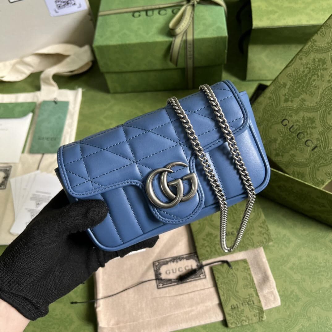 Gucci GG Marmont Super Mini Bag 476433 – Moda
