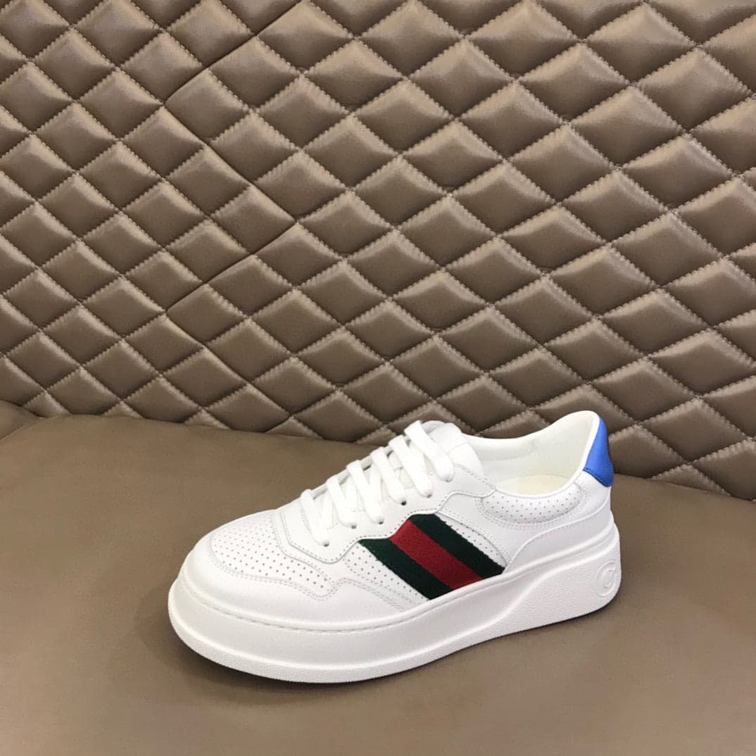 Gucci Chunky GG Web Sneaker White Blue. – Moda
