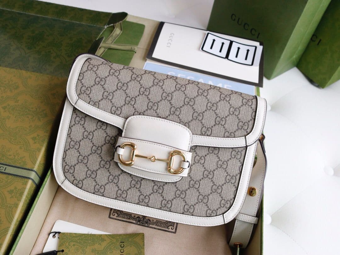 Gucci Horsebit 1955 Bag GG Supreme Canvas – Moda
