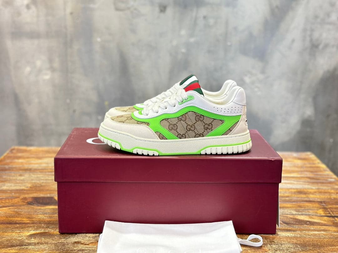 Gucci Re-Web White Beige Green – Moda