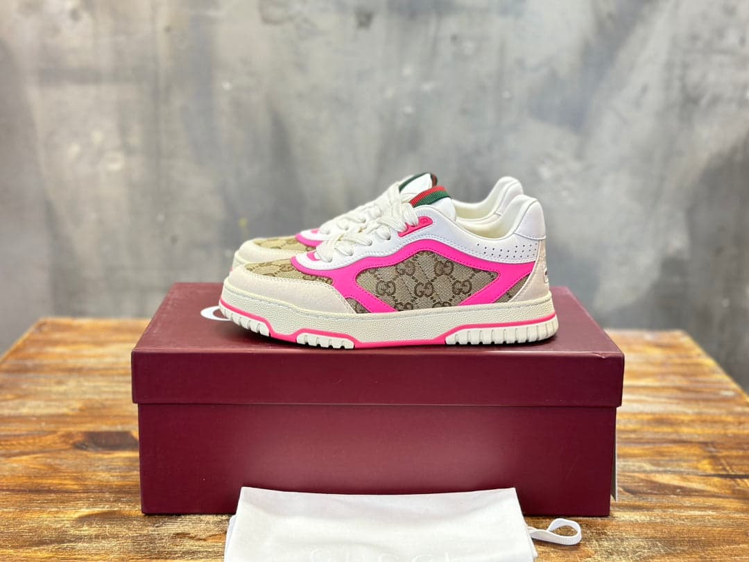 Gucci Re-Web White Beige Pink – Moda