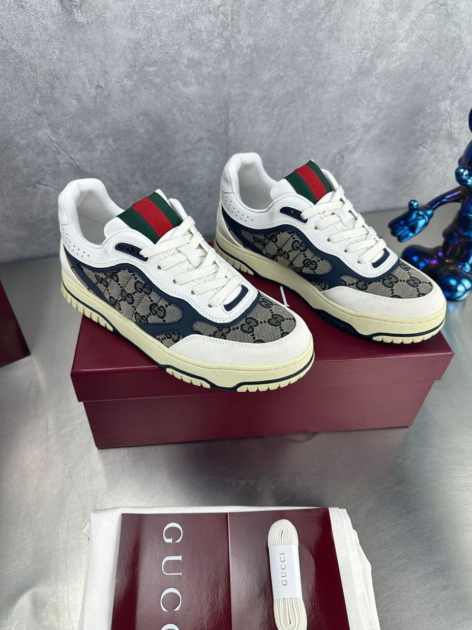 Gucci Re-Web White Blue – Moda