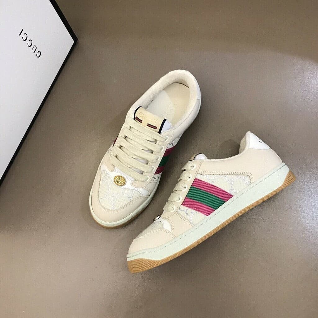 Gucci Screener Cream Leather – Moda
