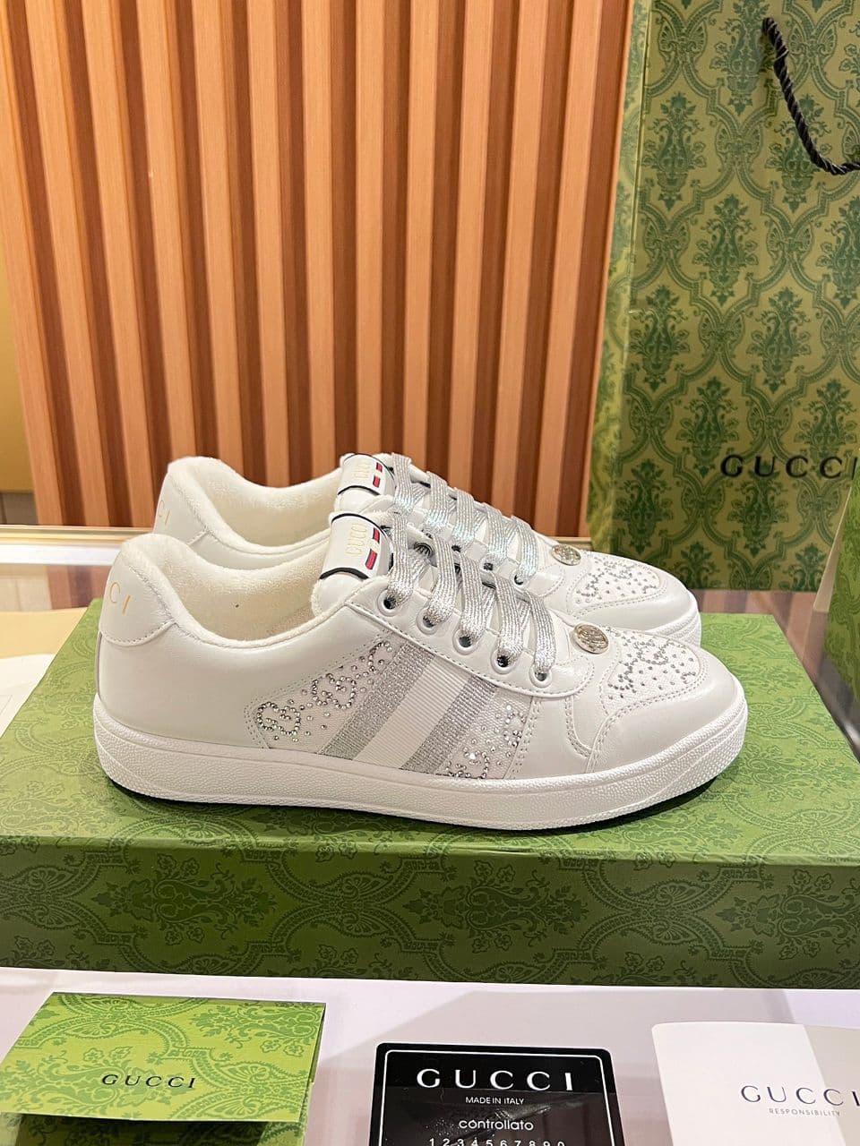 Gucci Screener Sneaker Pearl – Moda