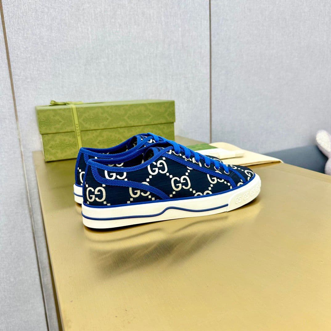 Gucci Tenis 1977 GG blue – Moda