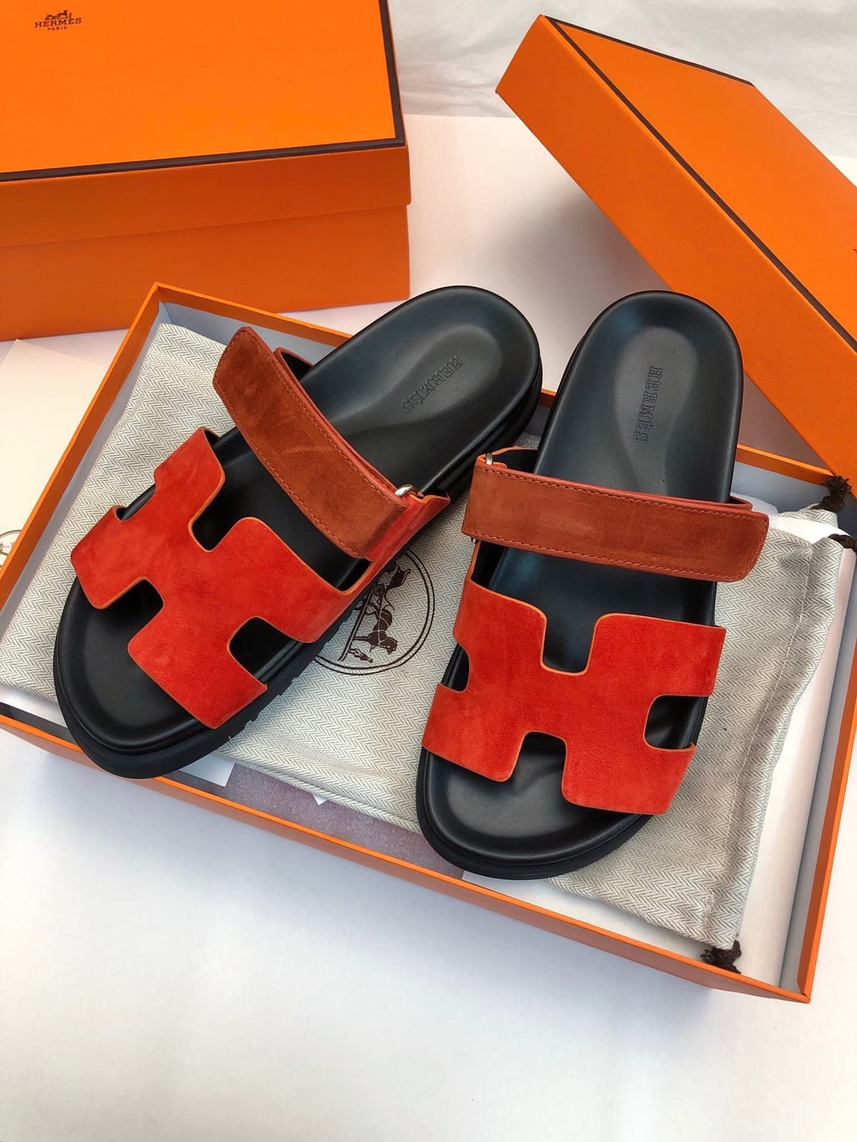 Hermes Chypre Red Sandal – Moda
