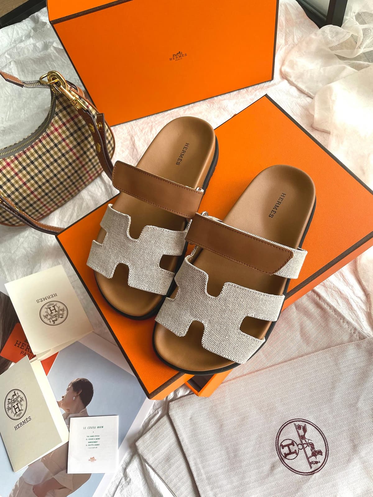 Hermes Chypre Prunoir / Naturel Canva – Moda