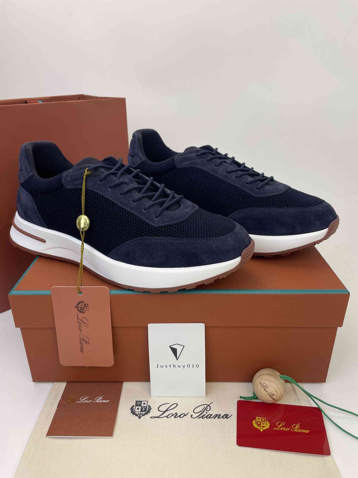 Loro Piana 360 Flexy Walk Knit Navy – Moda