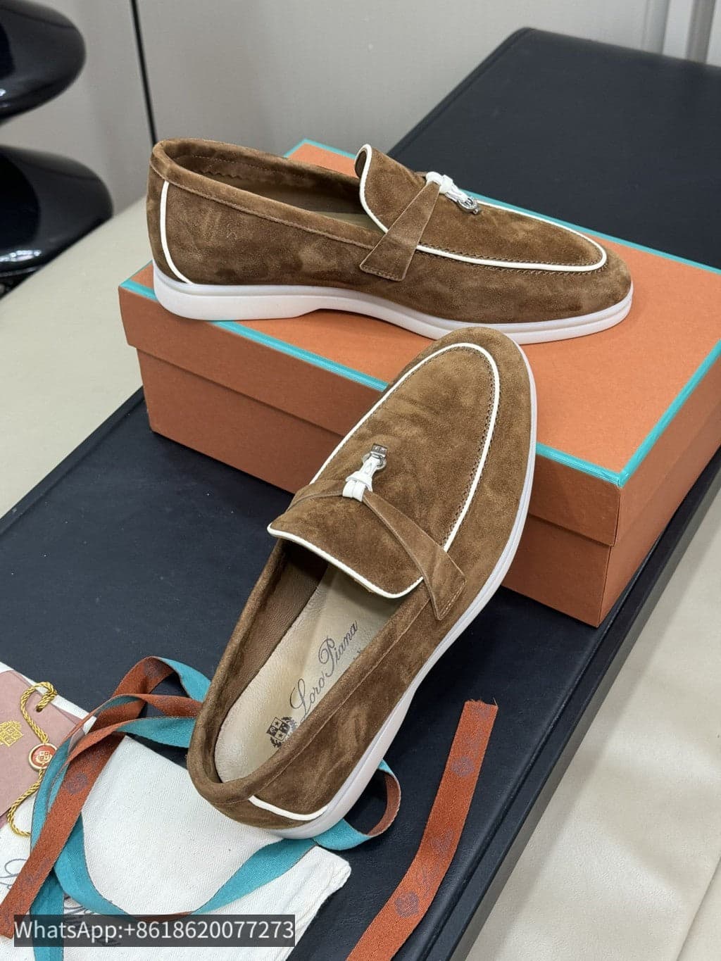 Loro Piana casual shoes brown suede – Moda