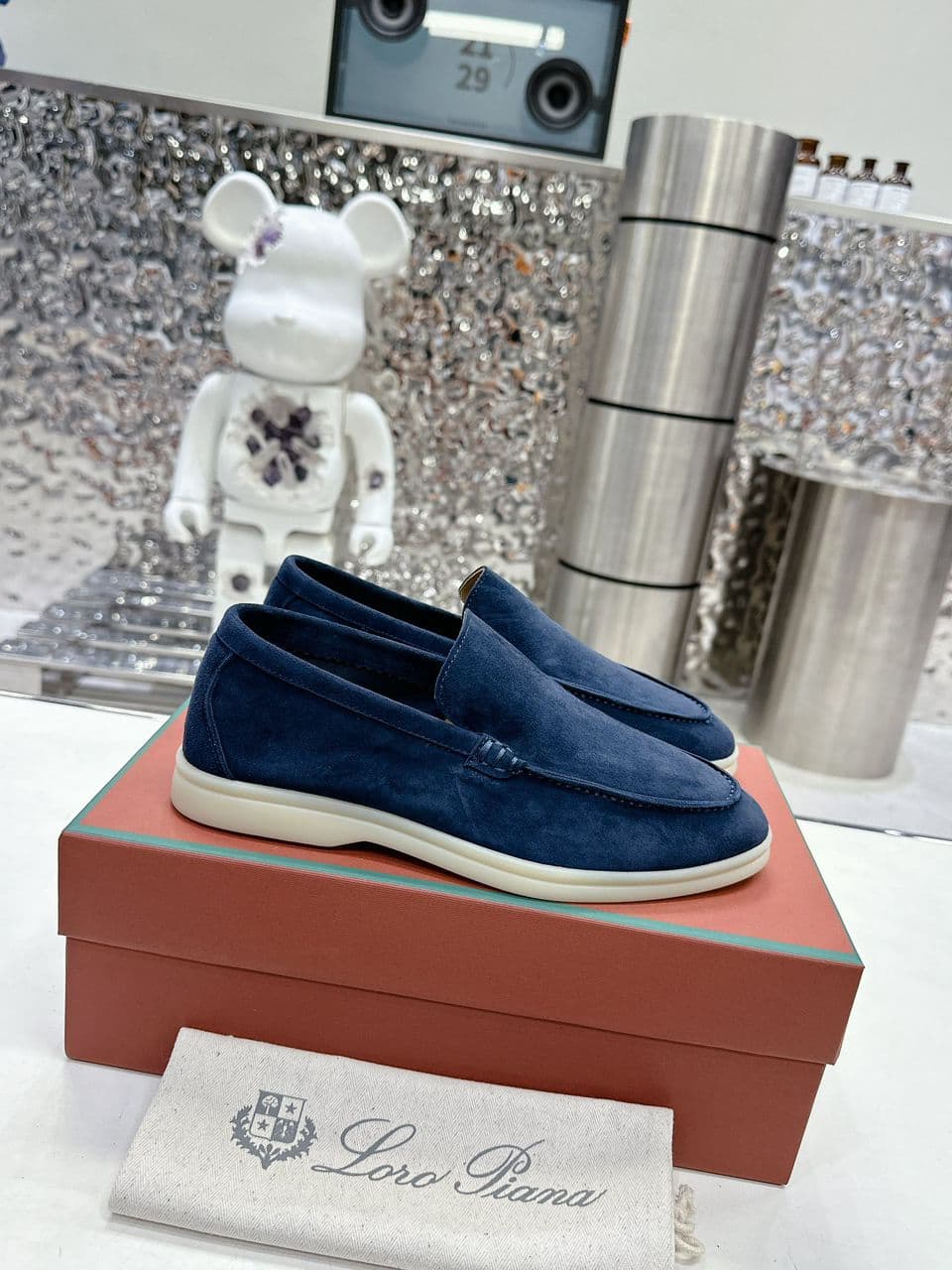 Loro Piana Suede Loafers Summer Walk – Moda