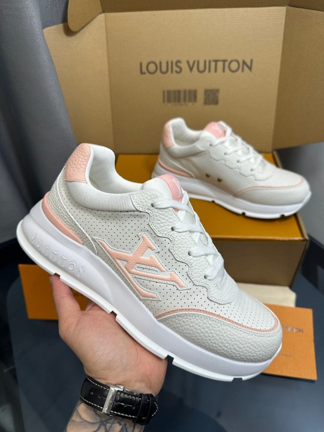 Louis Vuitton classic white pink – Moda