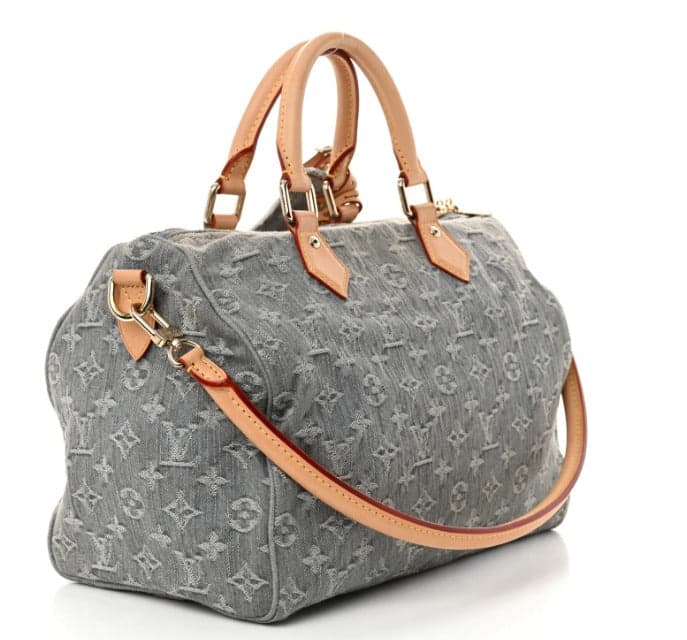Louis Vuitton Speedy 30 B Soft Denim – Moda