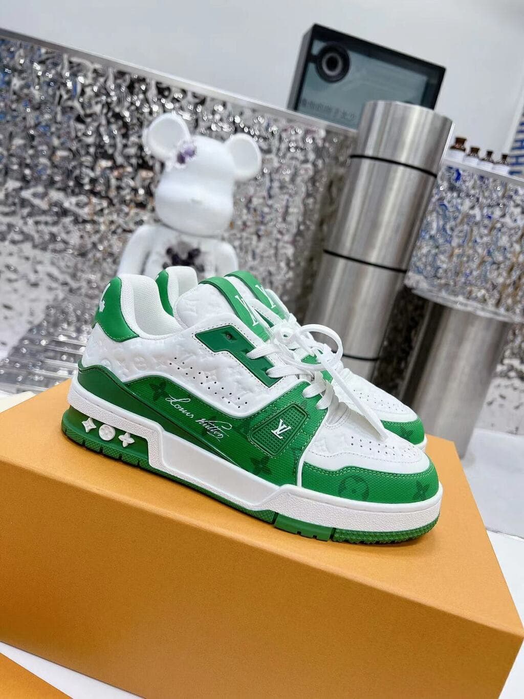 Trainer #54 Signature Green White – Moda