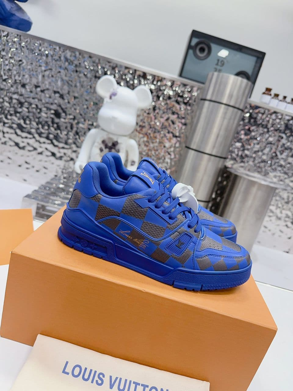 Louis Vuitton Trainer #54 Blue – Moda