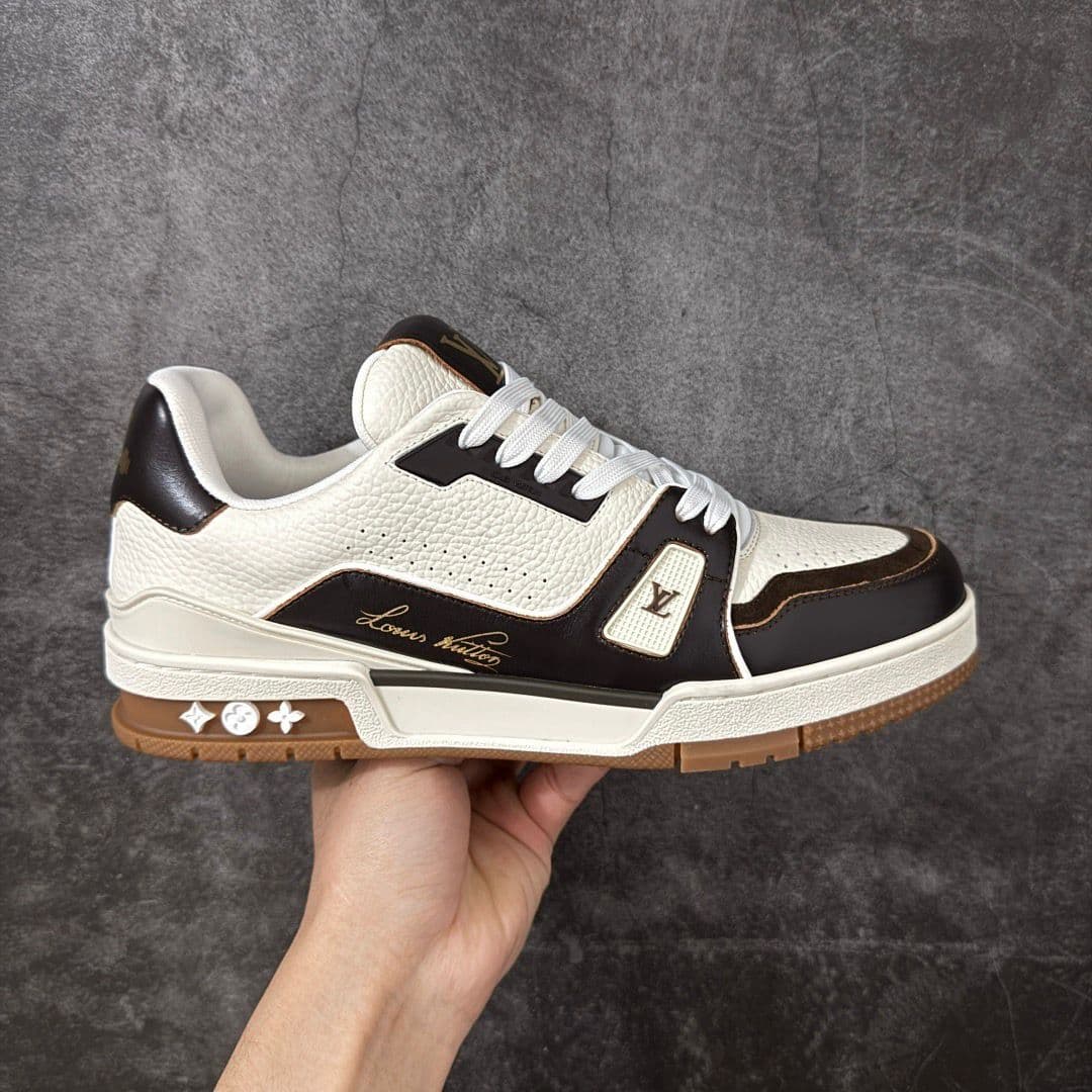 Louis Vuitton Trainer #54 White Black – Moda