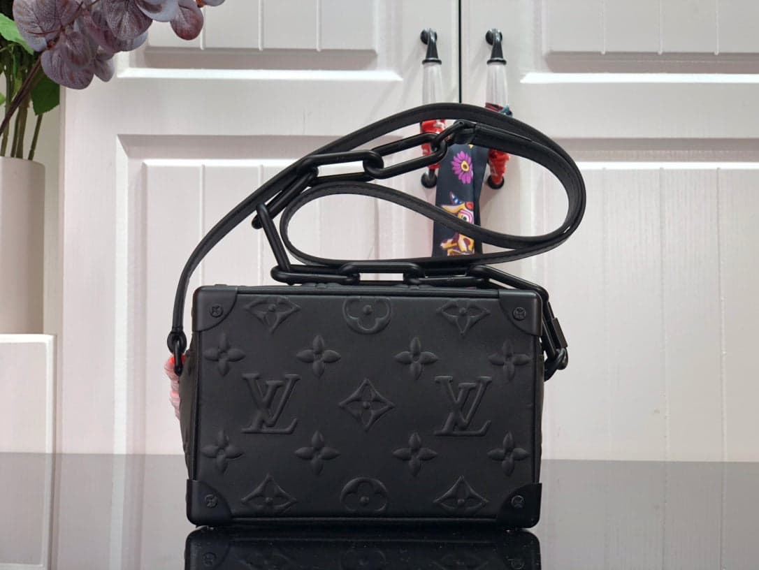 Lv Mini Soft Trunk Monogram Black – Moda
